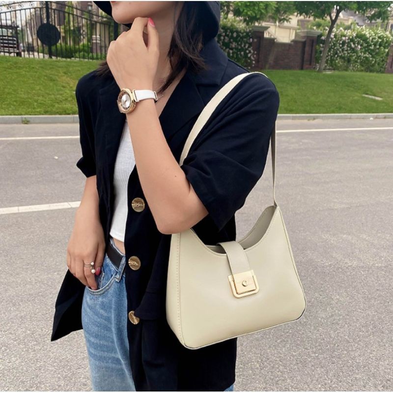 korean bag leather shoulder bag ladies bag Shopee Philippines