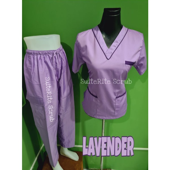 Lavander Scrub Suit Set
