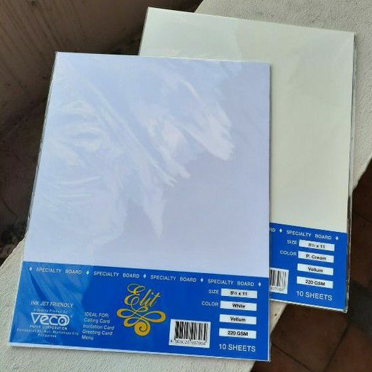 Vellum Board/ Specialty Paper(220 GSM)