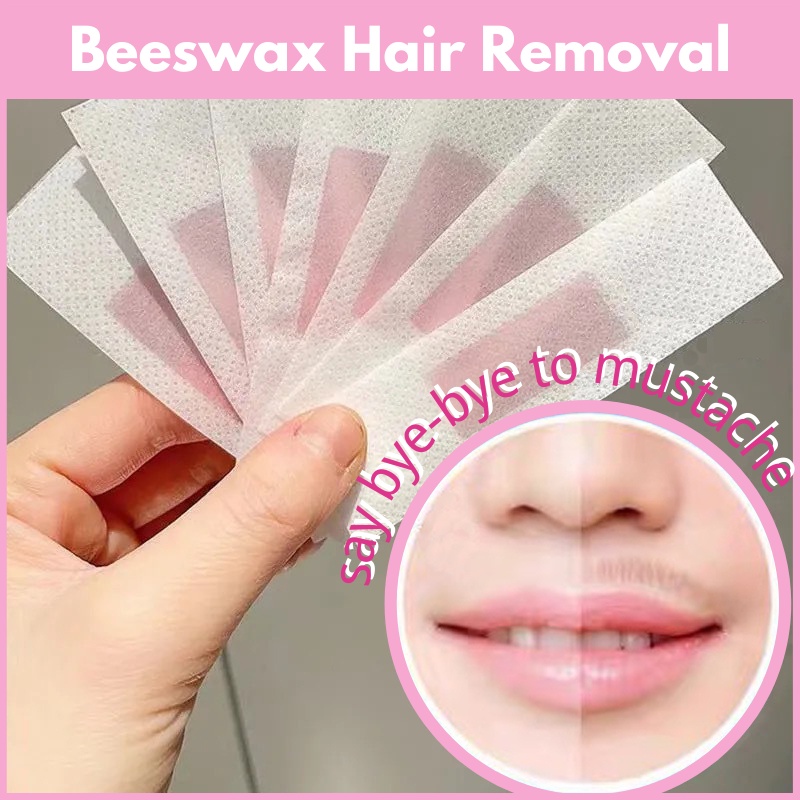 Beeswax Hair Removal Wax Strip Double Sided Cold Wax Strips Paper