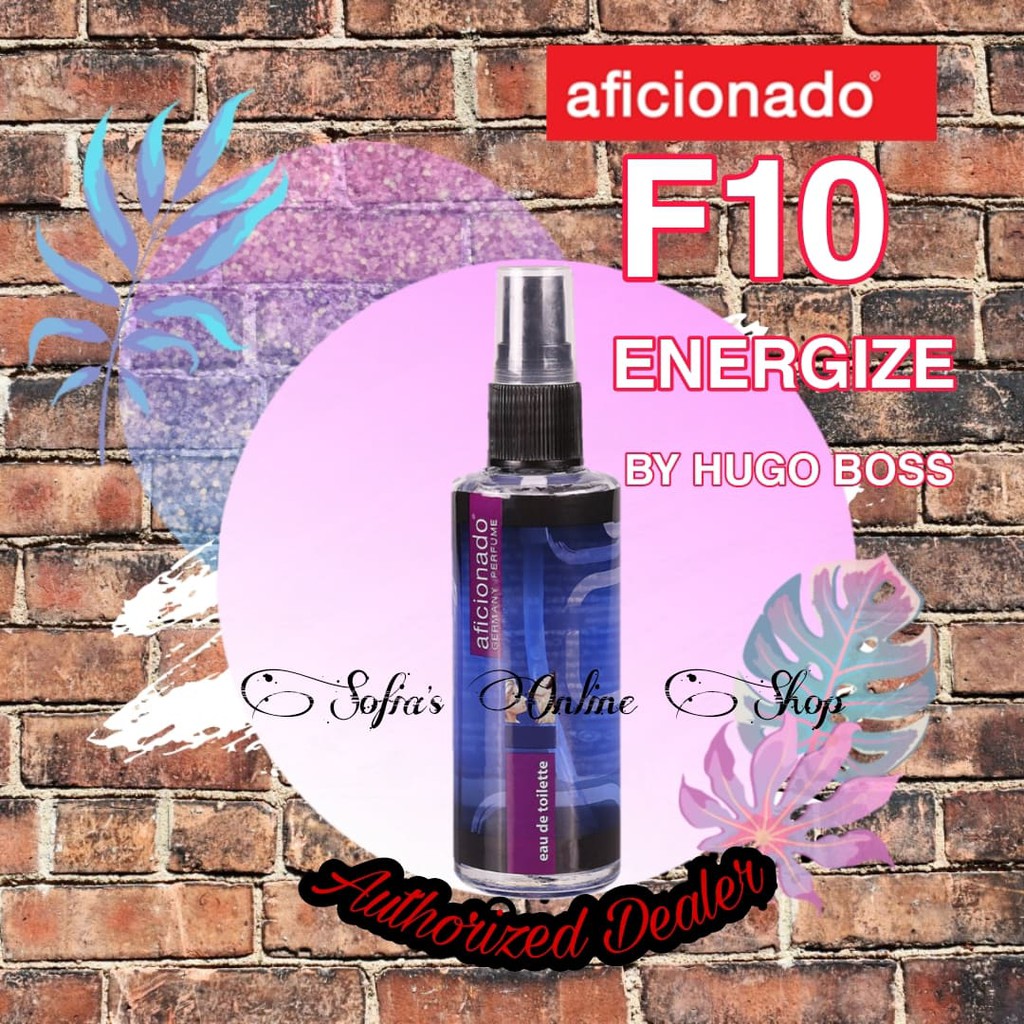 Aficionado F10 30ml 60ml Eau De Parfum Energize by Hugo Boss for