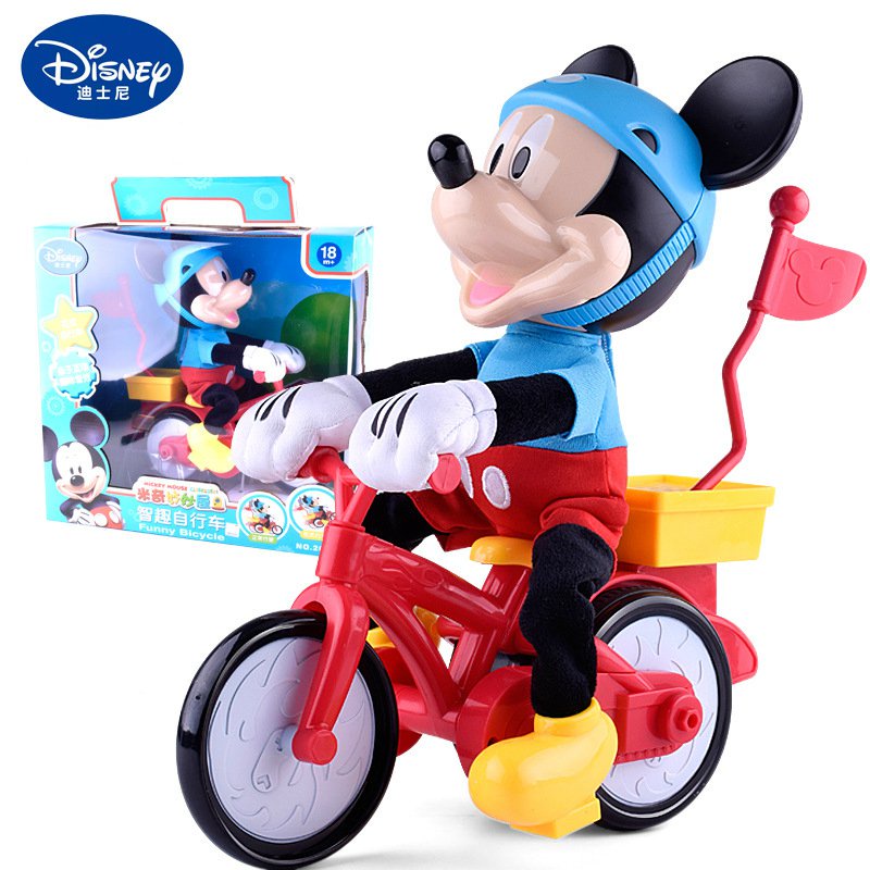 Mickey riding sales bike toy