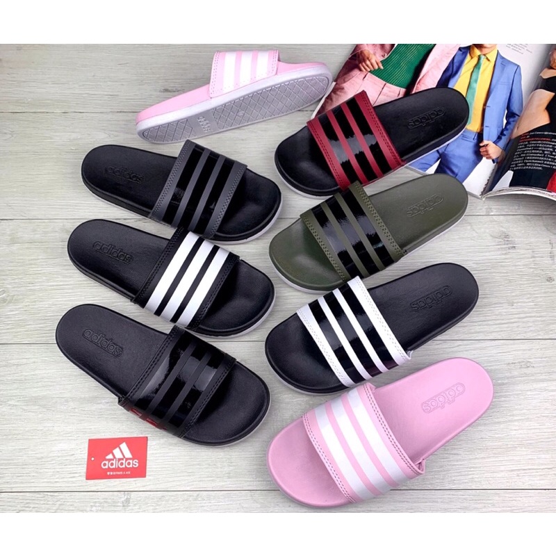 Adidas foam hot sale slides womens