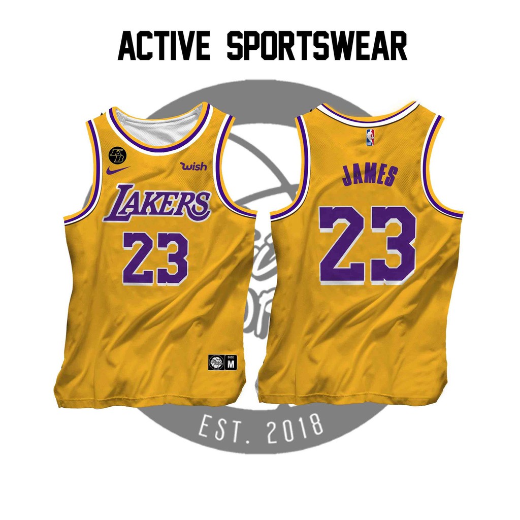 Lebron James Lakers Full Sublimation Jersey