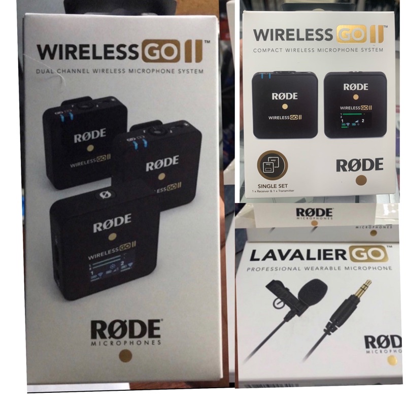Rode Wireless Go II and Rode Lavalier Go microphone   Shopee
