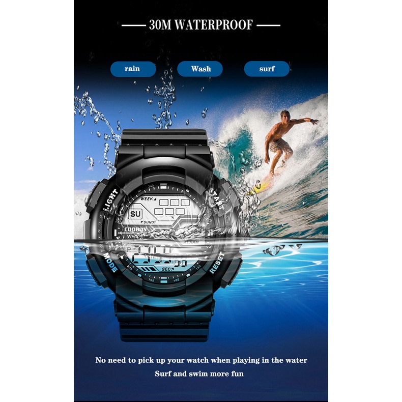 Simple waterproof online watch