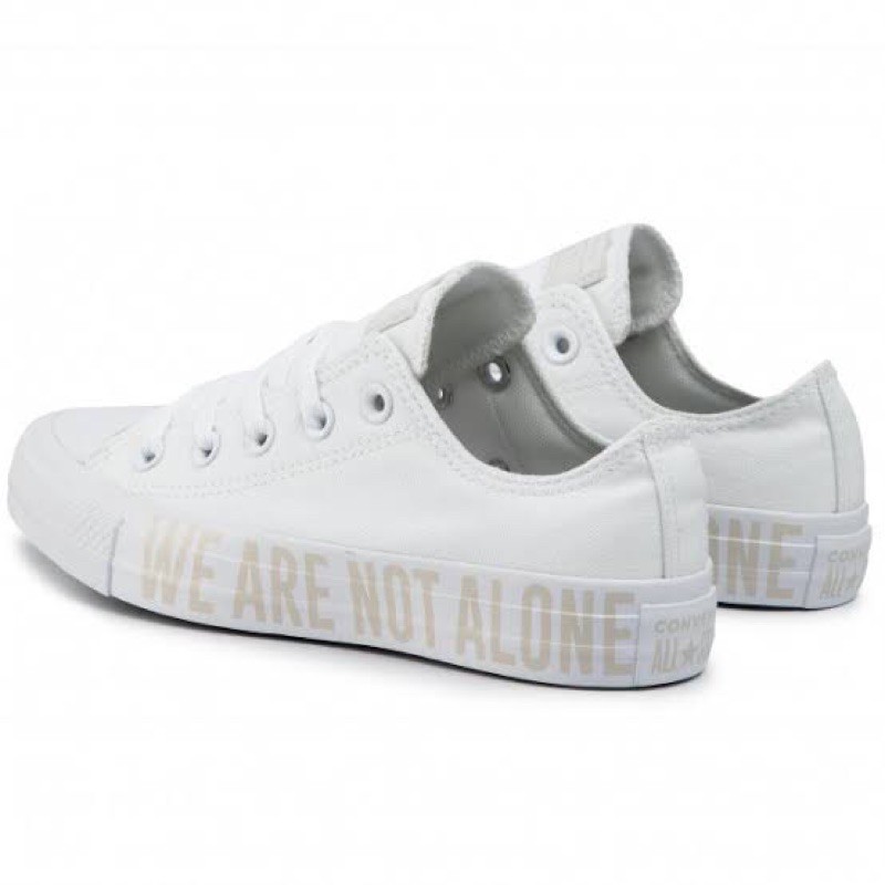 Converse we are shop not alone white