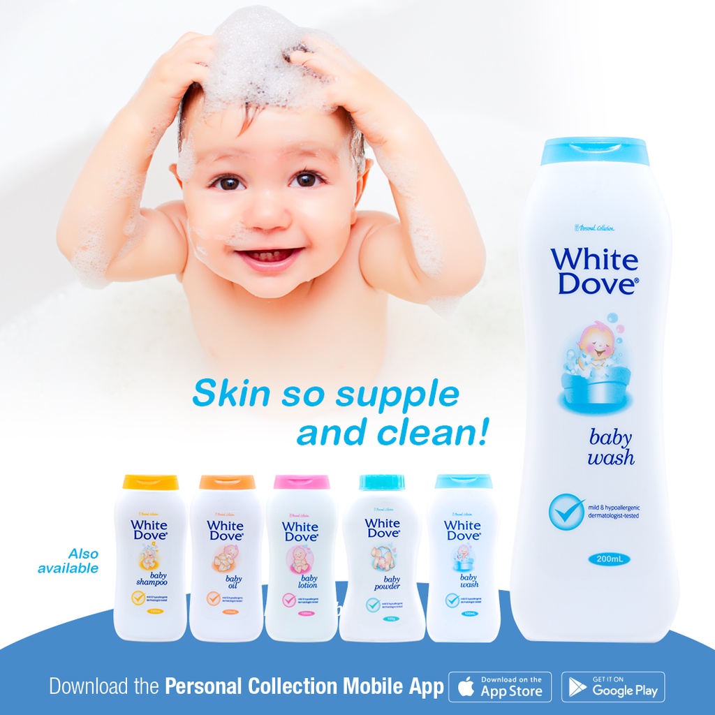 White dove baby store wash personal collection