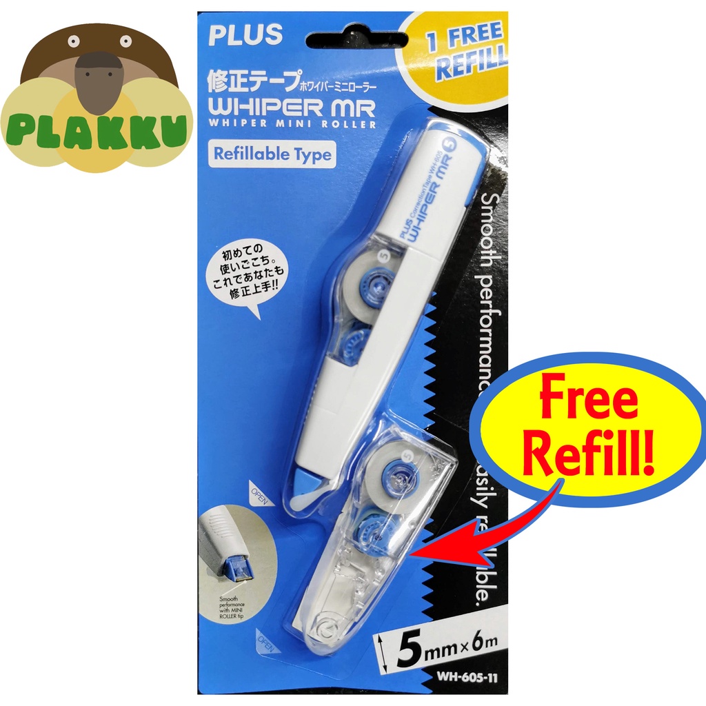 PLUS Correction Tape 5mm WH-605