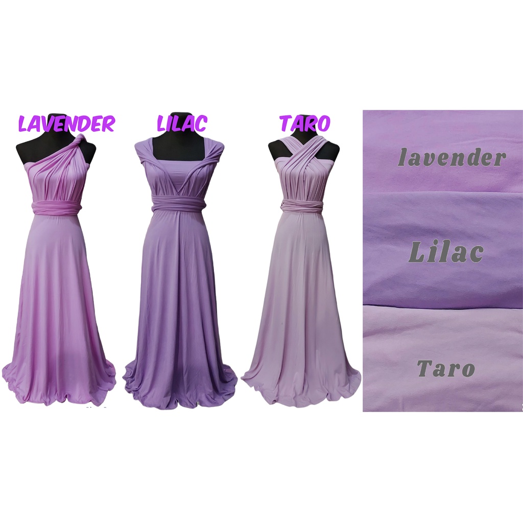 lavender infinity dress