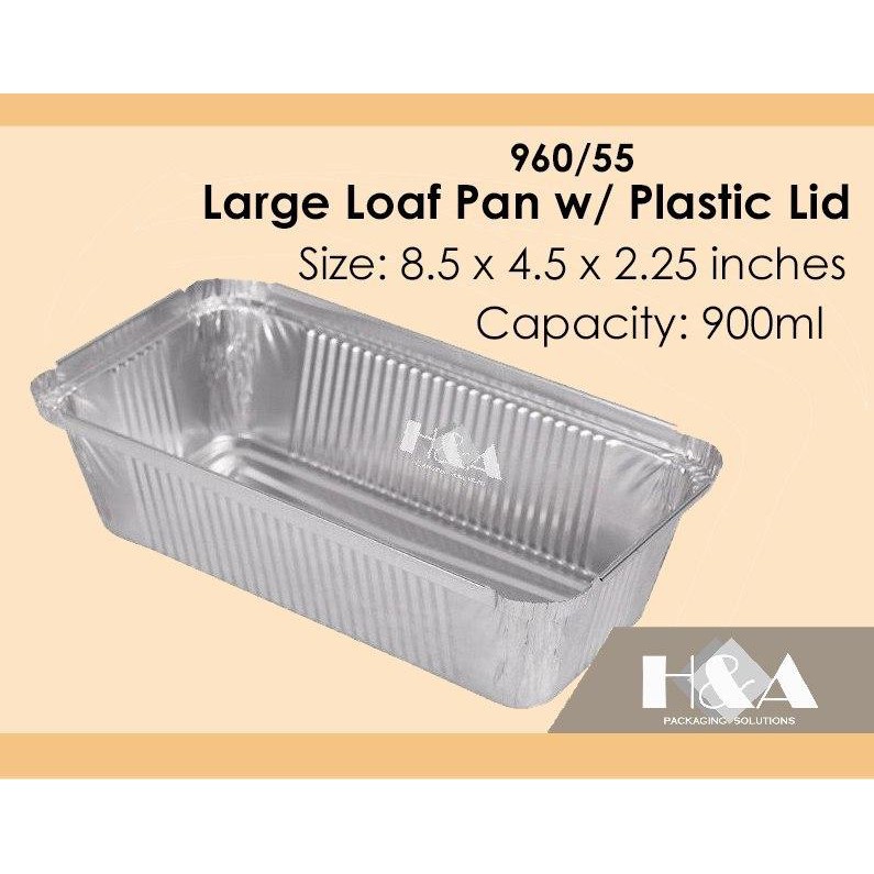 2LOAF - 2 lb Aluminum Loaf Pan 8.5x4.5x2.5