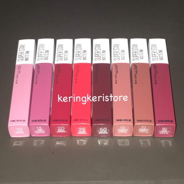 Maybelline matte online lipstick shades