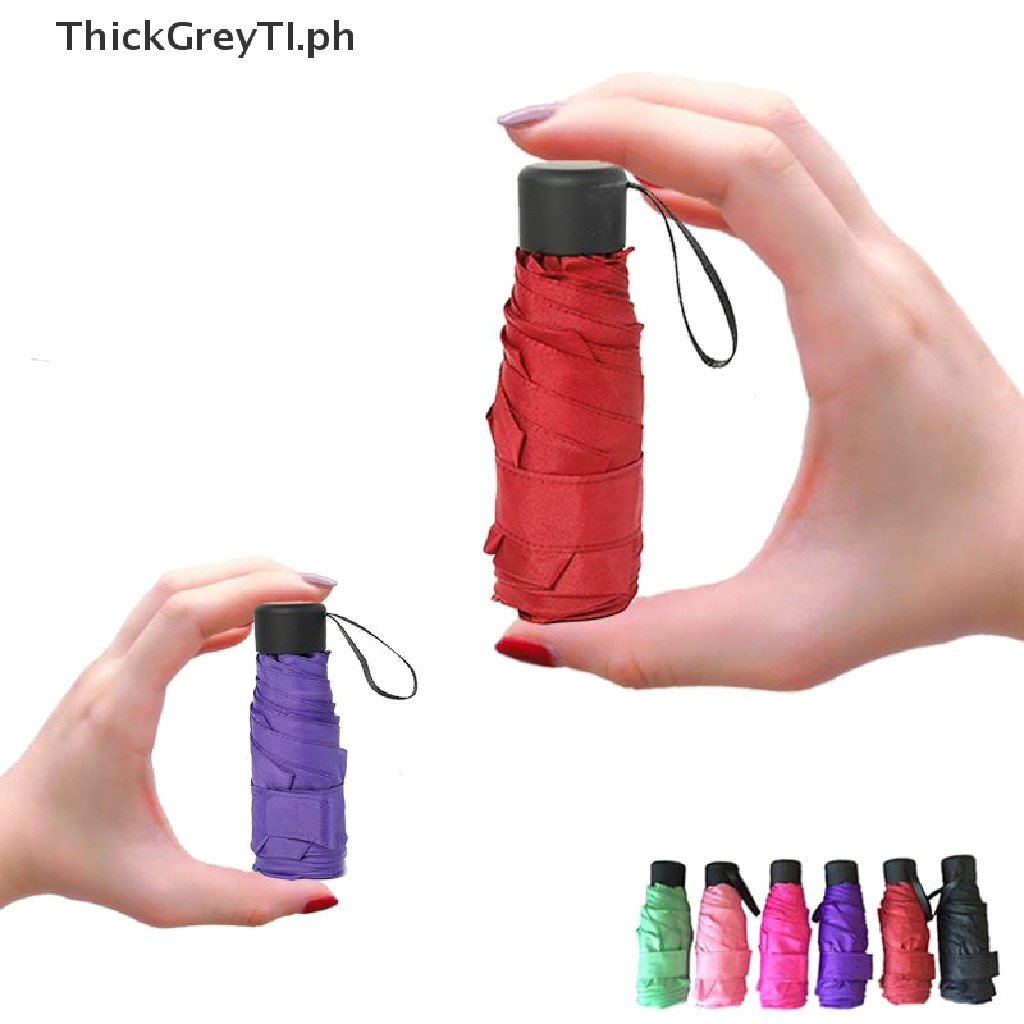 GRAYTI Mini Pocket Compact Umbrella Portable Women UV Small