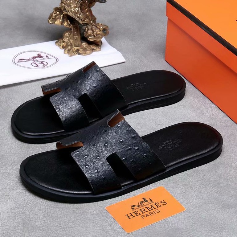 Hermes hot sale ostrich sandals