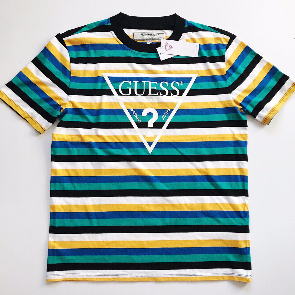 Guess multi hotsell stripe tee