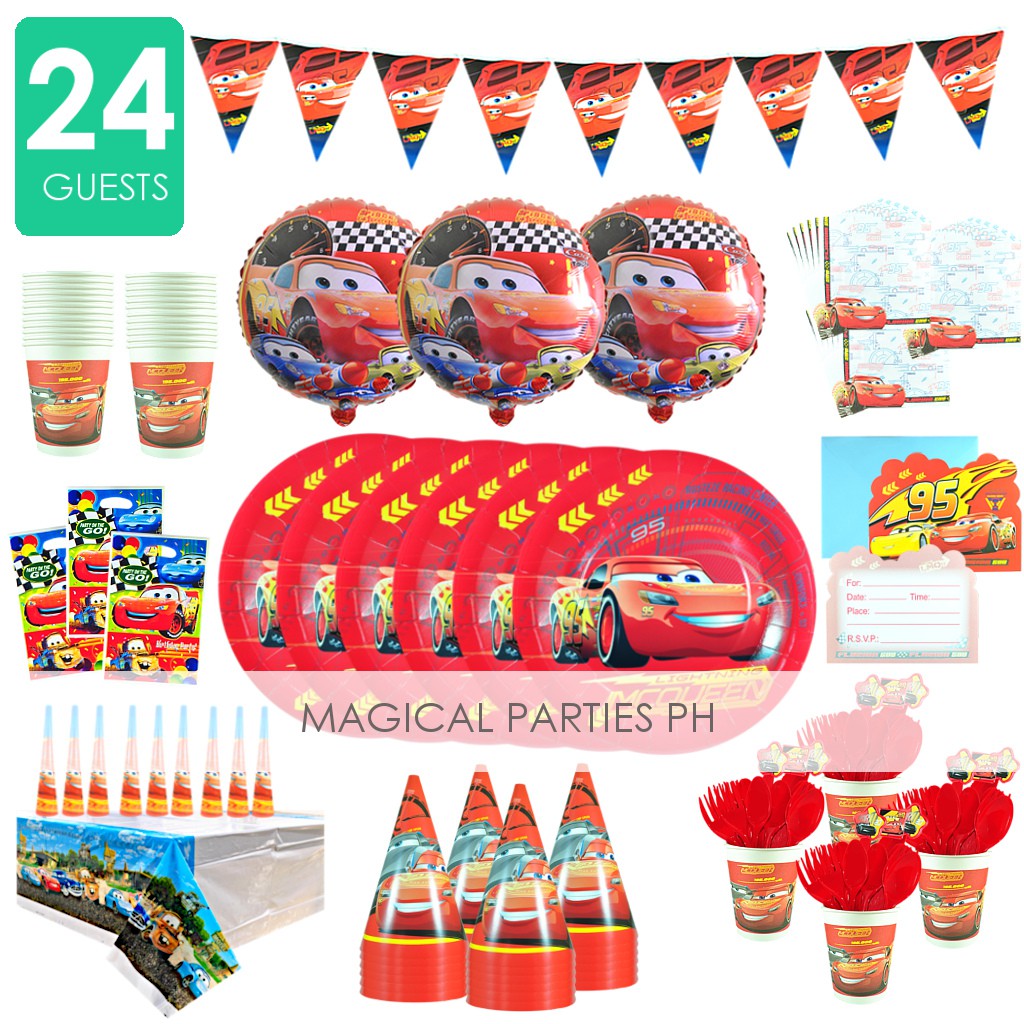 238 Pcs ALL-IN PACKAGE] NAUTICAL Party Supplies Tableware and Birthday  Needs for 24 Guests