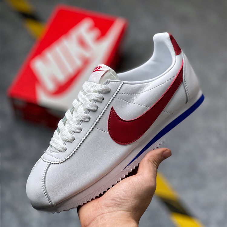 Red and white hot sale cortez mens