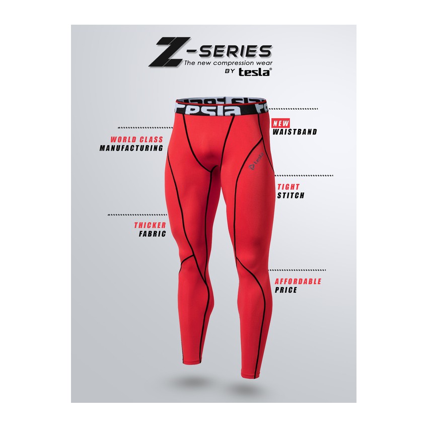 Tesla men's cheap compression pants