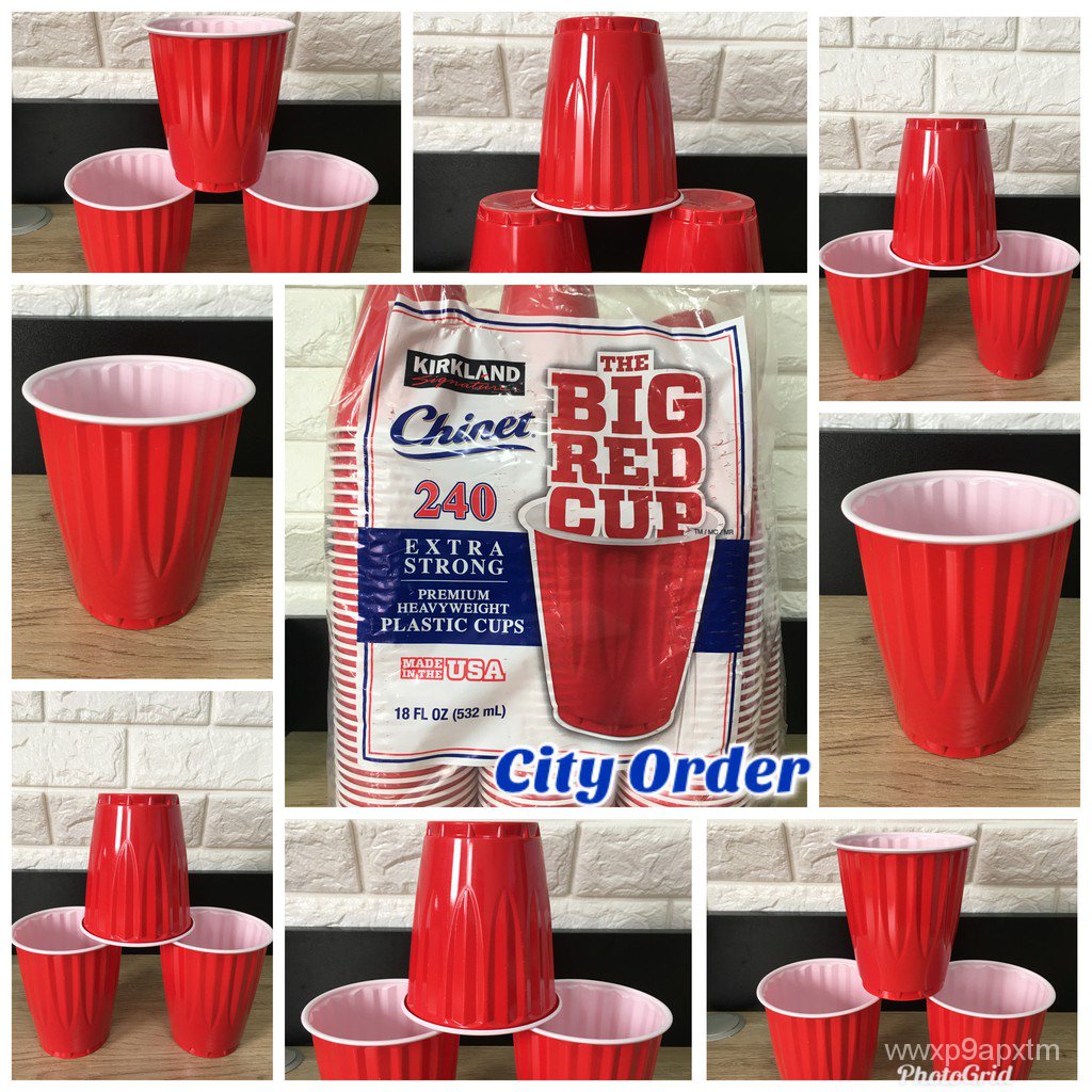 Kirkland Signature Chinet 18 Oz Red Cups (240Count) – Supply Supremacy