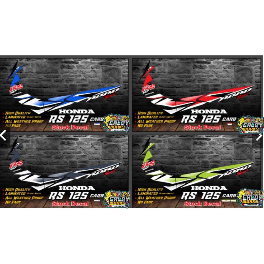 Honda rs deals 125 decals design