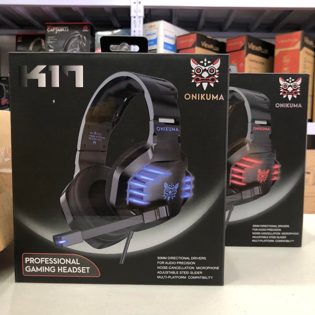 ONIKUMA K17 PROFESSIONAL GAMING HEADSET with NOISE REDUCTION