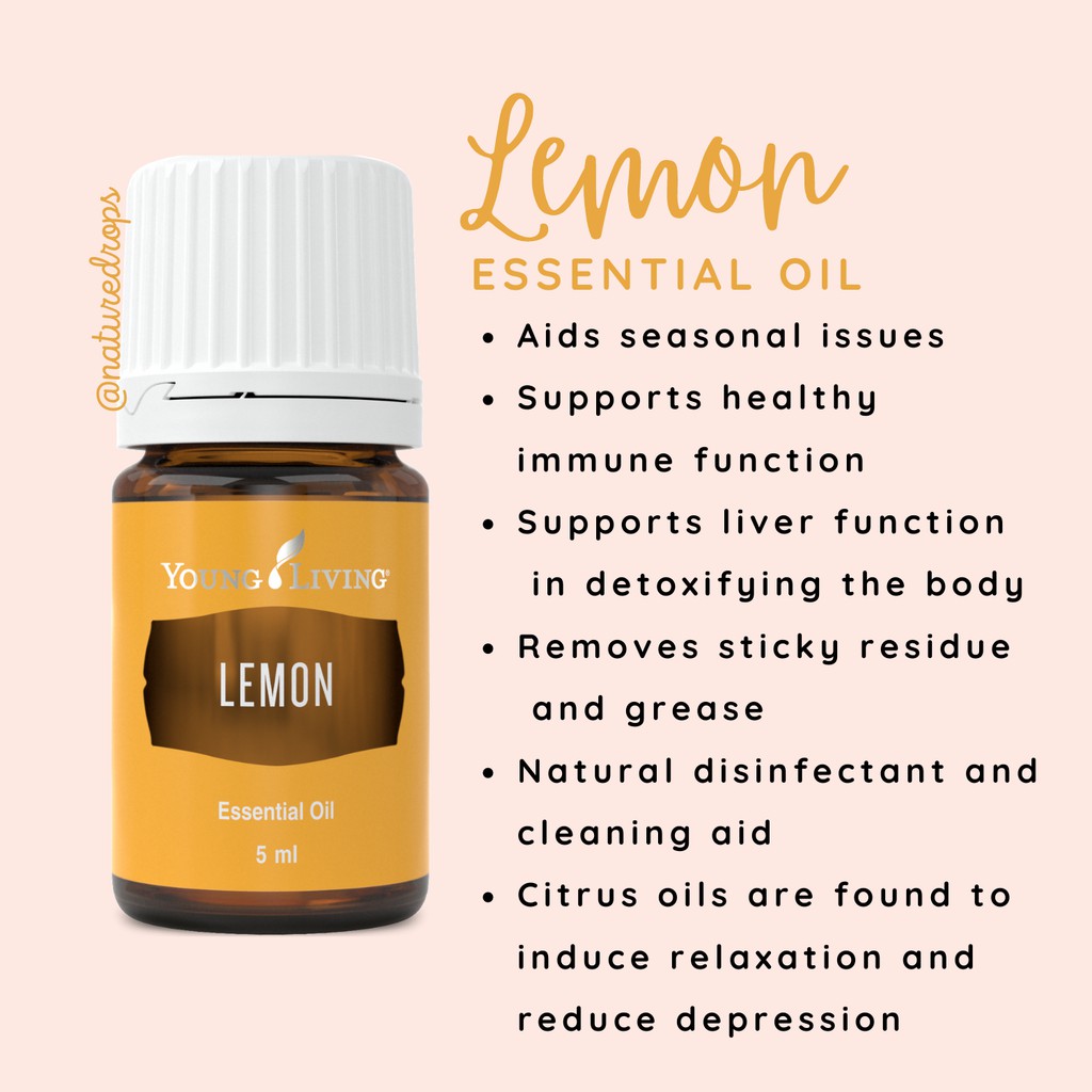 ON HAND* Young Living Lemon Essential Oil 5ml | Shopee Philippines