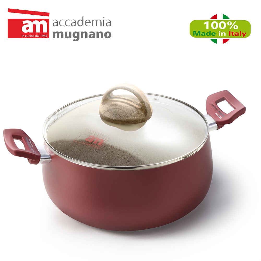 Accademia Mugnano Granito Rosa Non-Stick Frying Pans - Available in several  sizes