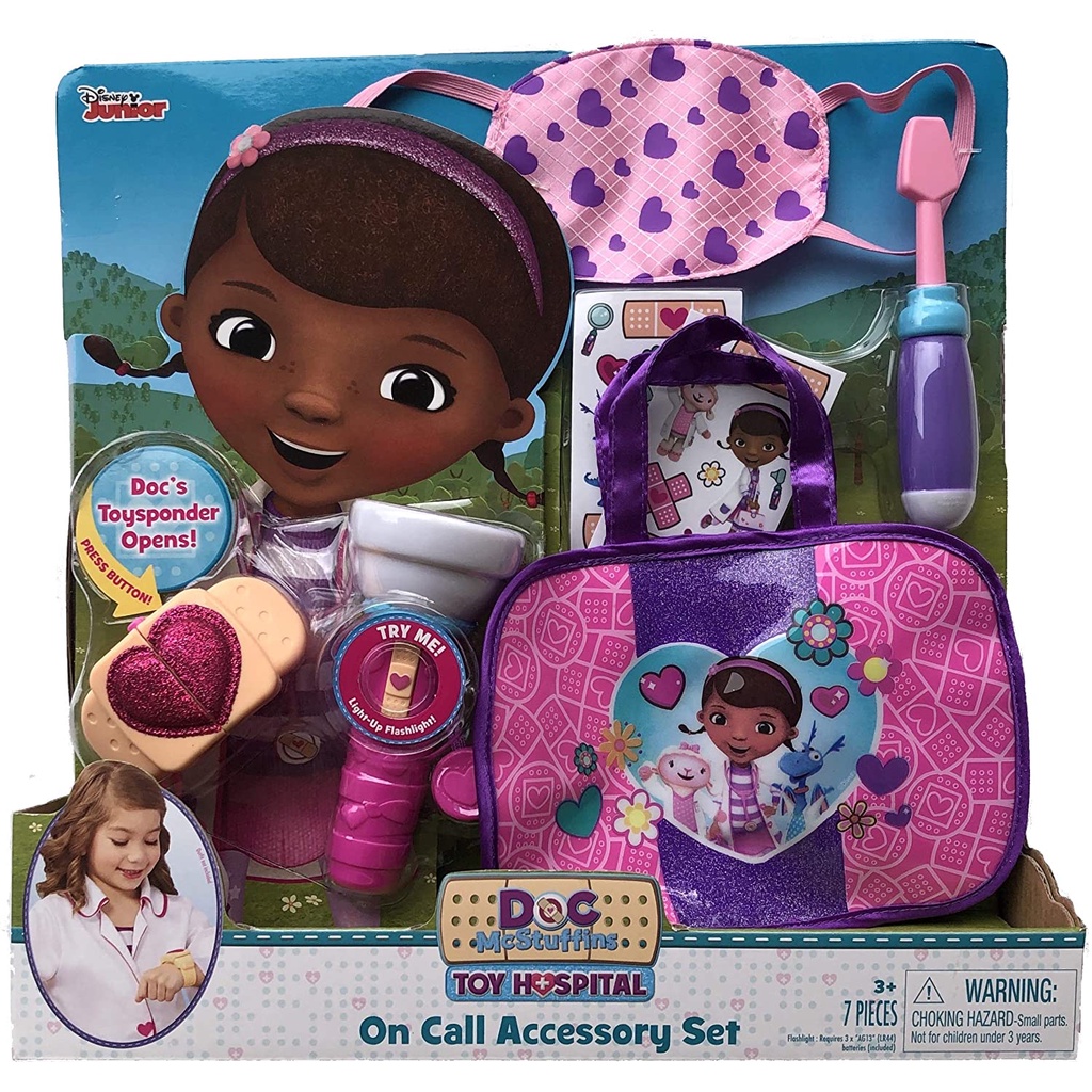 Disney Junior Doc McStuffins Doctor's Bag Set, 7-pieces, Pretend