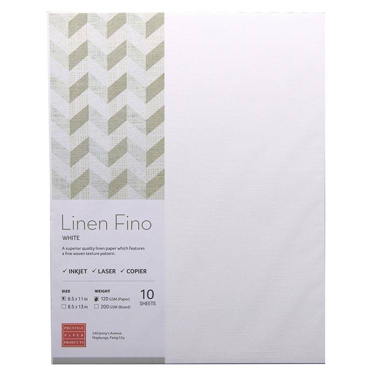 Linen Textured 8.5 x 11 Paper | Nice Premium Quality and Specialty White  Papers | 24lb text, 90 gsm | 50 Sheets Per Pack (Paper, Baronial Ivory)