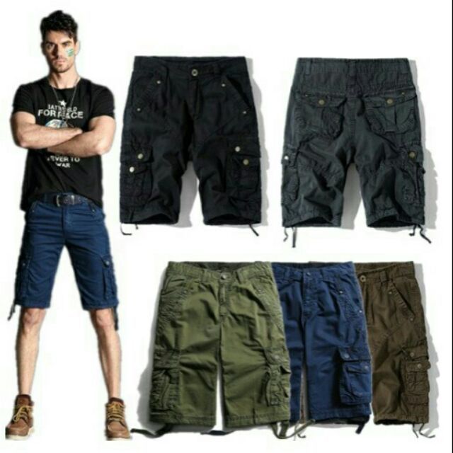 Men's 6 pocket hot sale cargo shorts