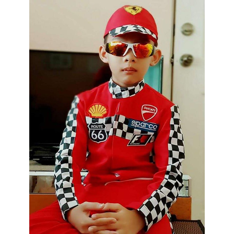 Car racing costume for 9 12 y.o Shopee Philippines