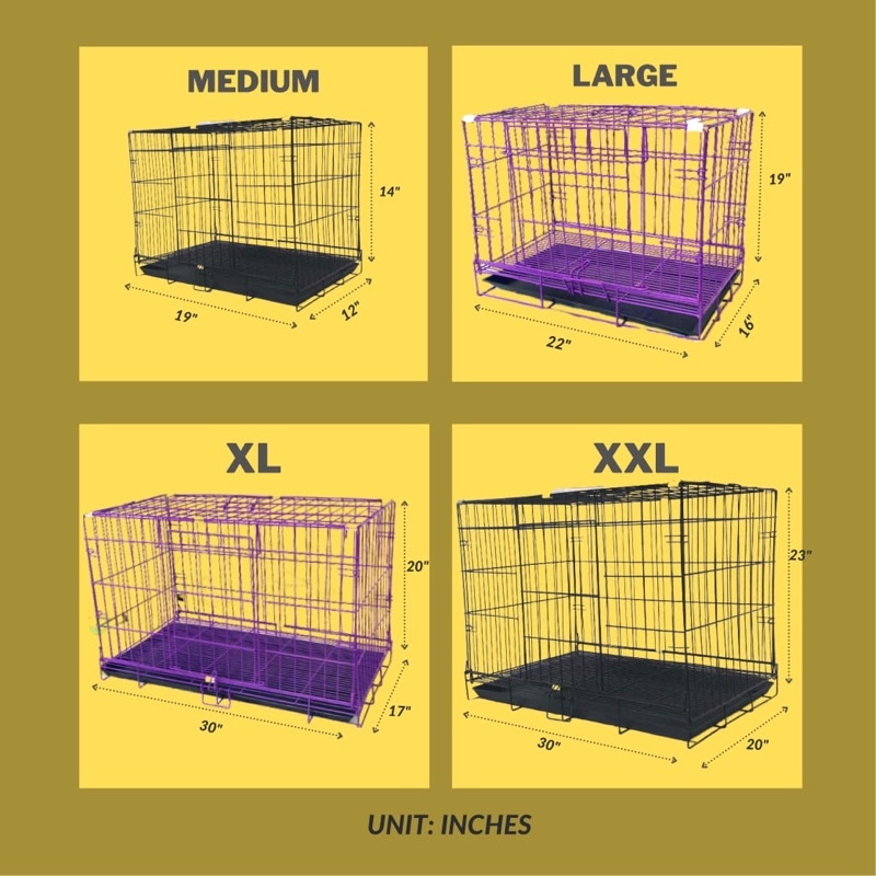 Collapsible cage store