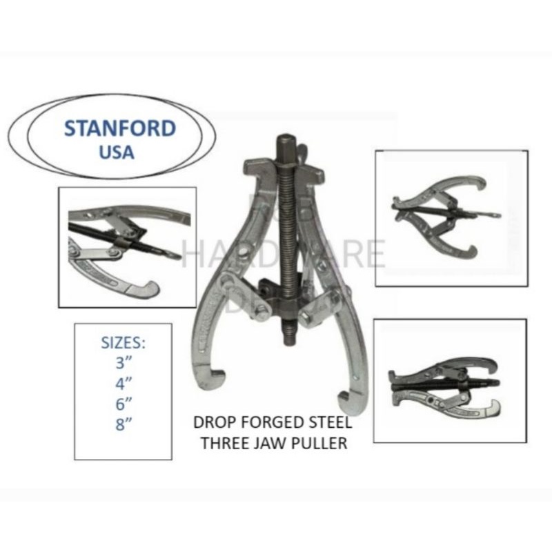 HEAVY DUTY THREE ( 3 ) JAW GEAR PULLER ( BEARING PULLER ) 3