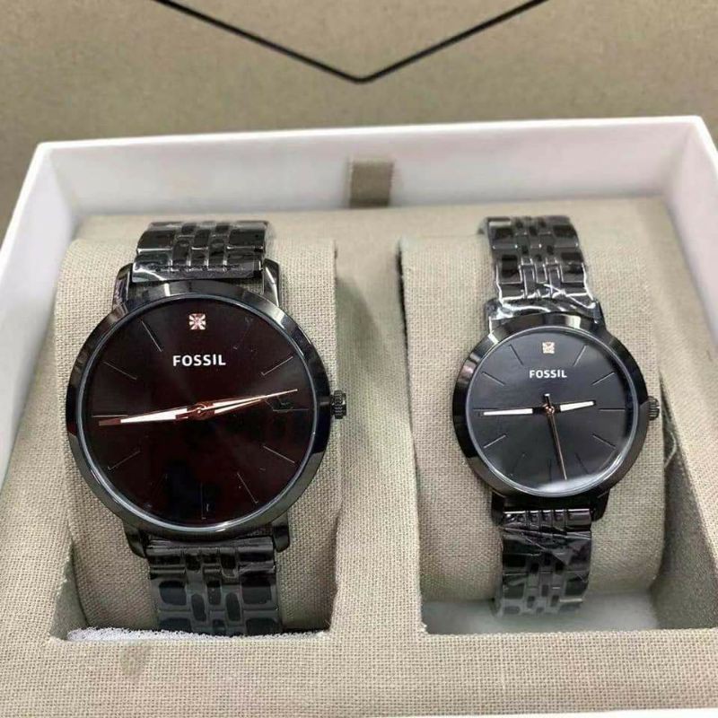 Fossil watch gift set for online couple