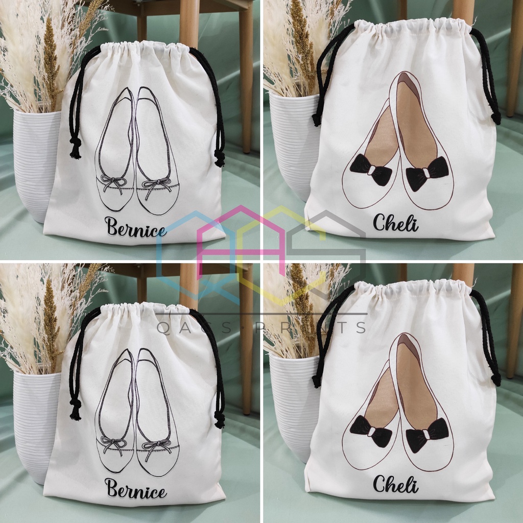 Personalized cheap shoe bags