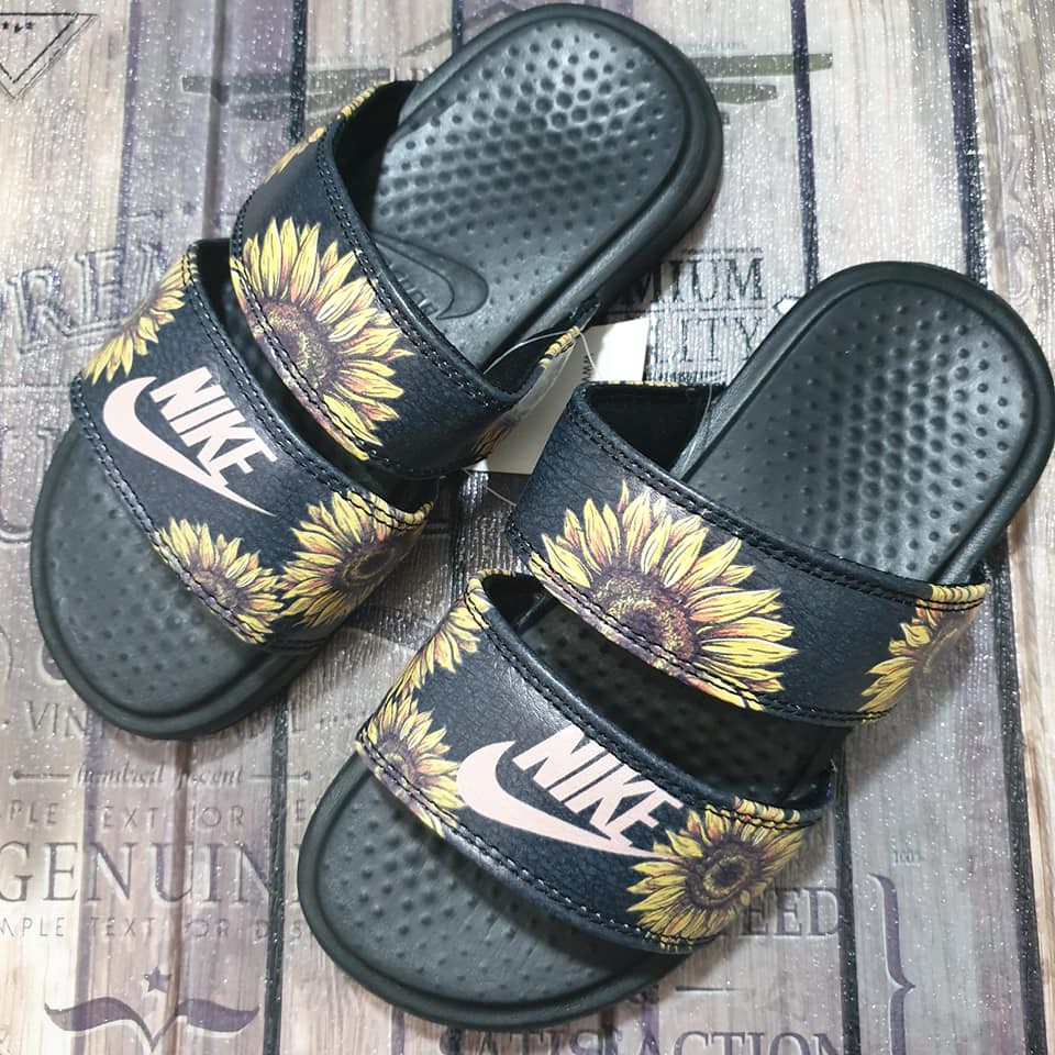 Sunflower nike benassi slides new arrivals