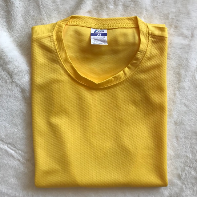 Yellow dri hot sale fit shirt