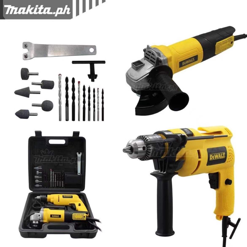 Dewalt drill impact online grinder combo