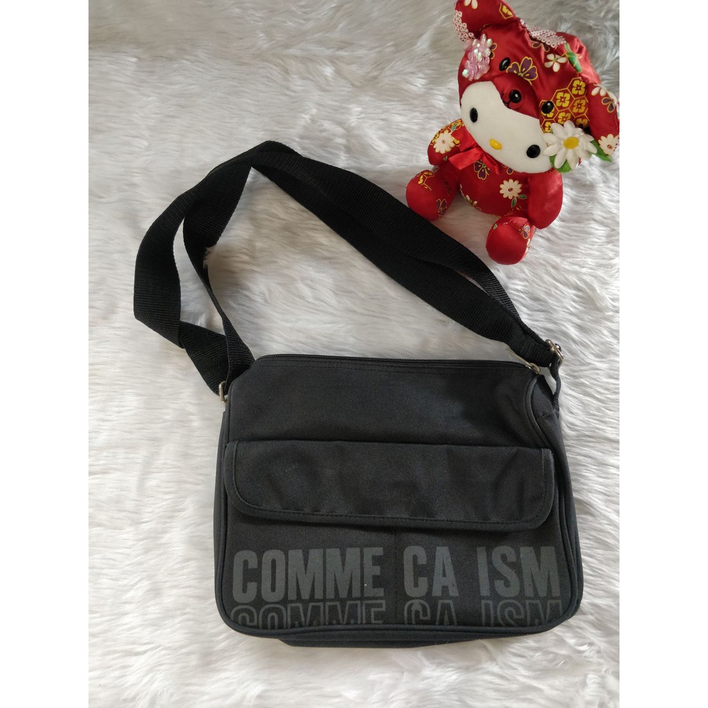 COMME CA ISM BLACK 2WAY SLING BAG | Shopee Philippines
