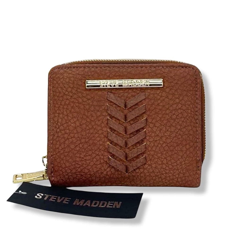 STEVE MADDEN French Zip Around Wallet Cognac Shopee Philippines