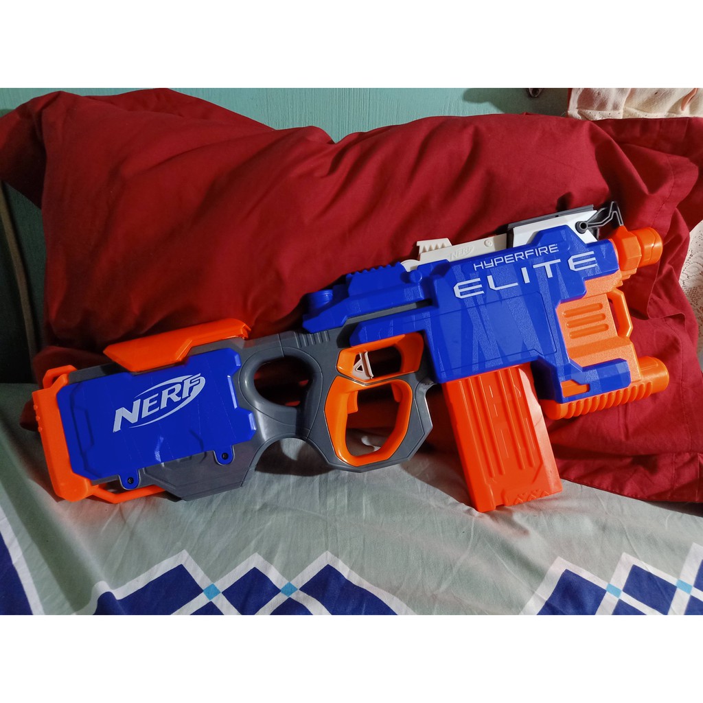 Hyperfire elite best sale nerf gun