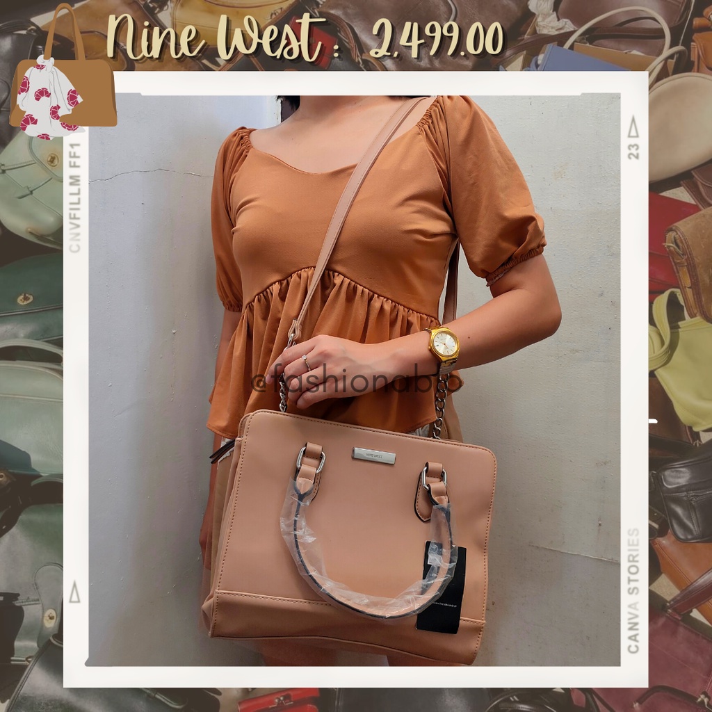 Original NINE WEST Bag Brown from Factory Outlet in Vietnam