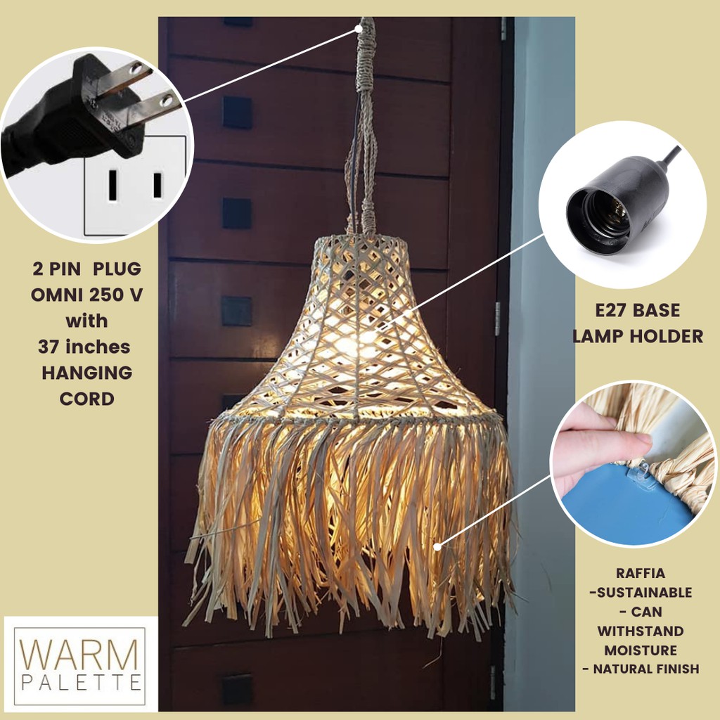 Diy rustic hot sale pendant light