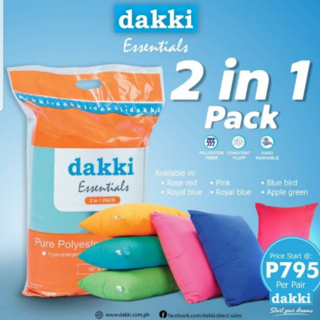 Dakki discount pillows washable