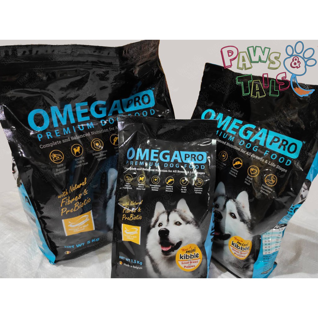 Omega dog shop food price