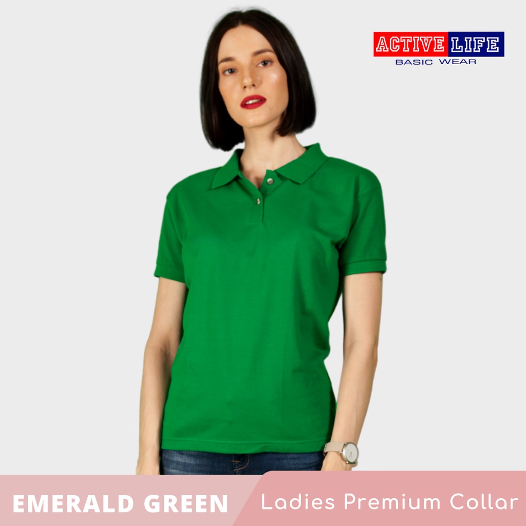 Emerald green cheap polo shirt