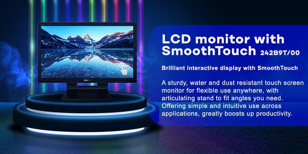 Monitor LCD monitor with SmoothTouch 242B9T/27