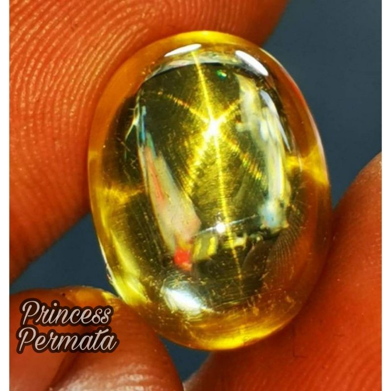 Yellow hot sale star sapphire