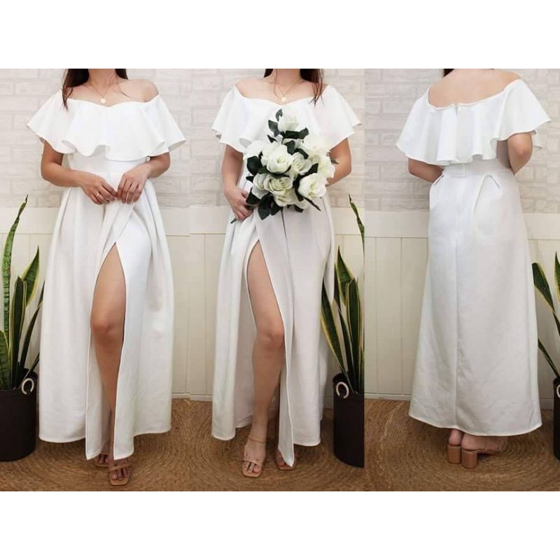 Off white hotsell dresses for church