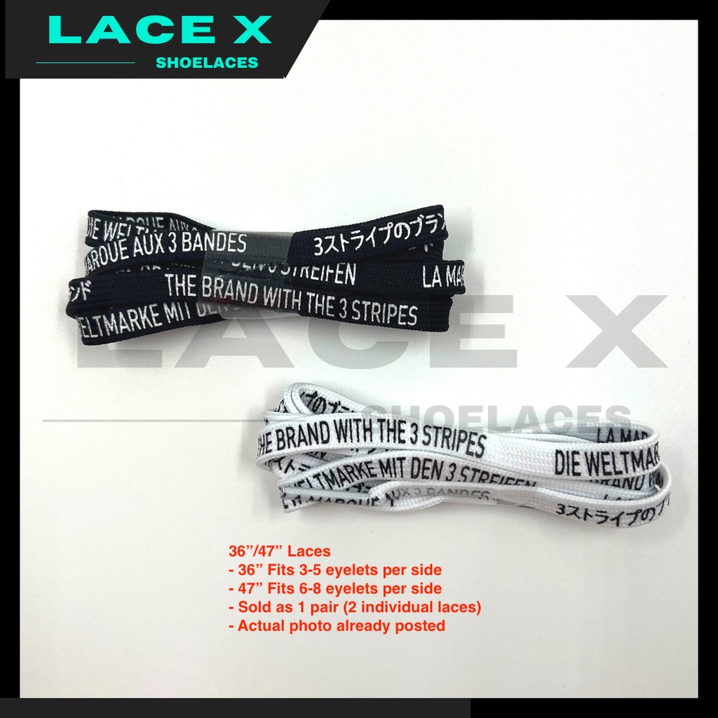 The brand with cheap the three stripes laces